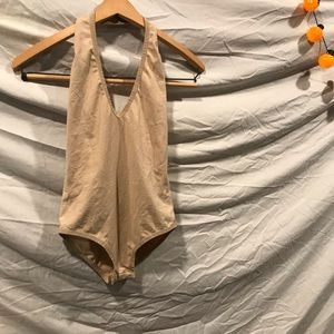 Low back nude bodysuit